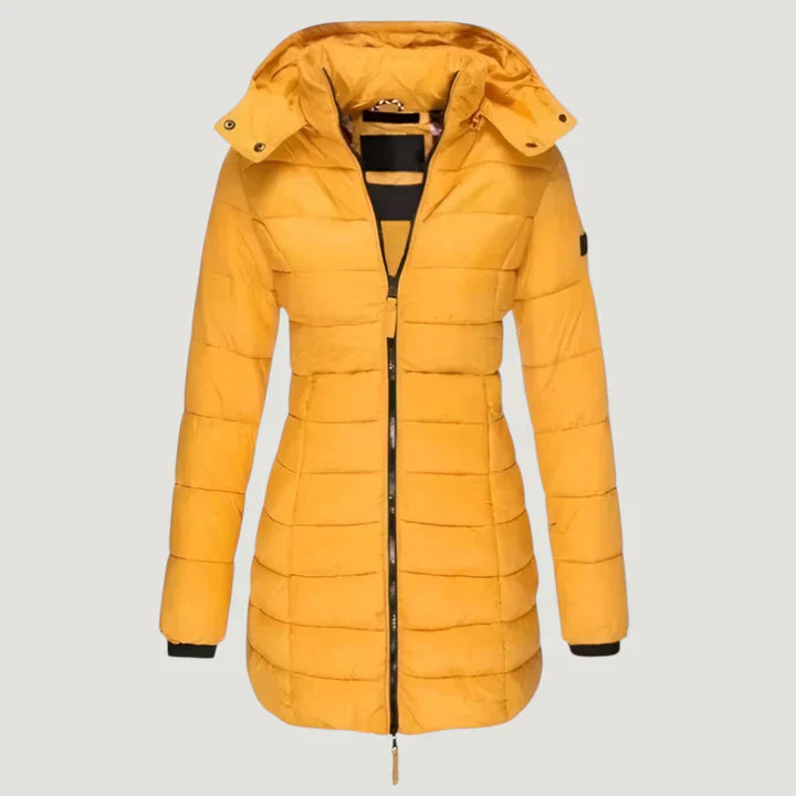 Long Hooded Jacket For Women | Brielle