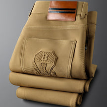 Tailored Straight Leg Trousers For Men | Valerio