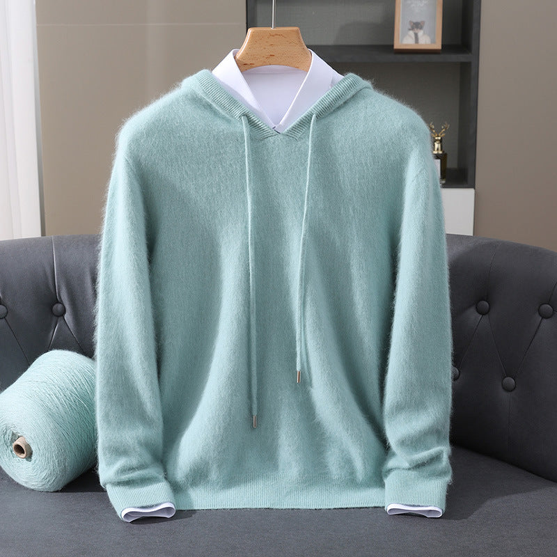 Relaxed Fit Hooded Sweater For Men | Caedmon