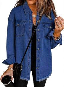 Relaxed Fit Denim Jacket For Women | Kalinda