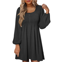 Casual Smocked Empire Waist A Line Dress For Women | Clarimelle