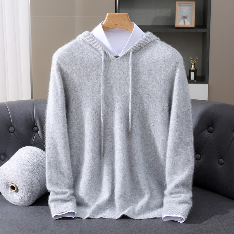 Relaxed Fit Hooded Sweater For Men | Caedmon