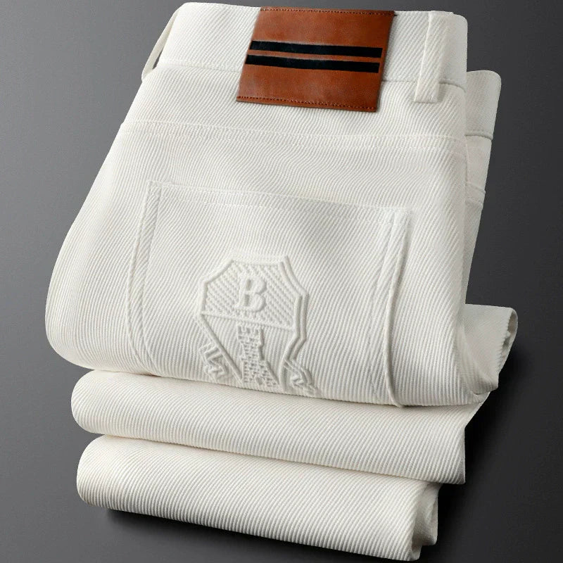 Tailored Straight Leg Trousers For Men | Valerio