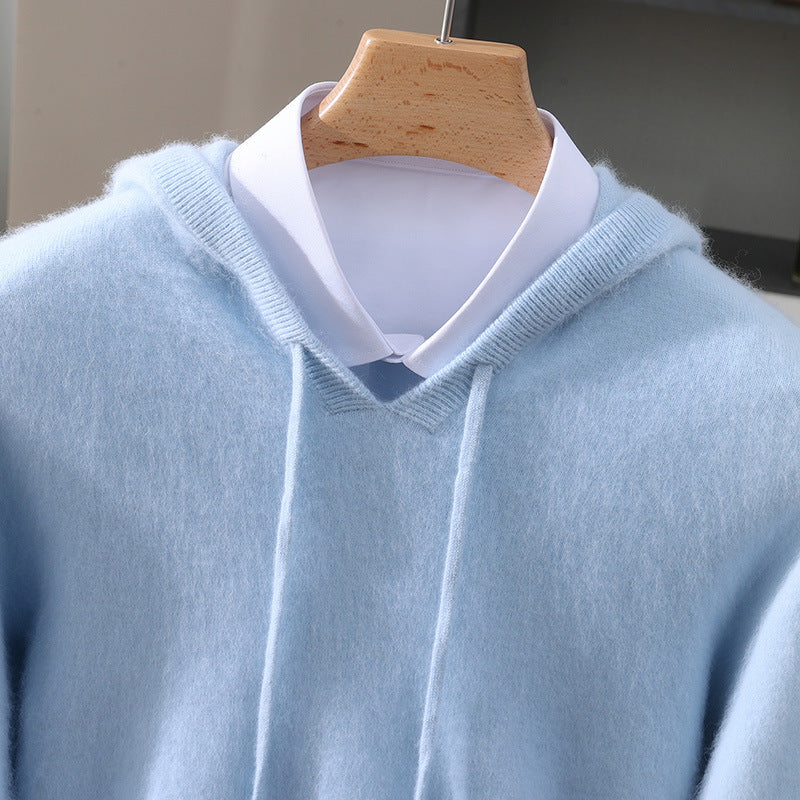 Relaxed Fit Hooded Sweater For Men | Caedmon