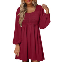 Casual Smocked Empire Waist A Line Dress For Women | Clarimelle