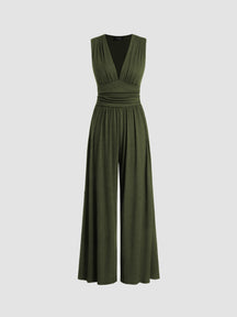 Sleeveless Wide Leg Jumpsuit For Women | Arielle