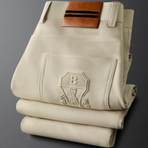 Tailored Straight Leg Trousers For Men | Valerio