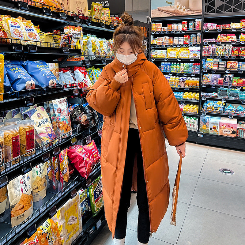 Comfortable Hooded Long Puffer Jacket For Women | Eloisa