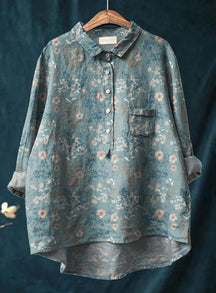 Vintage Floral Button Blouse For Women | Colette
