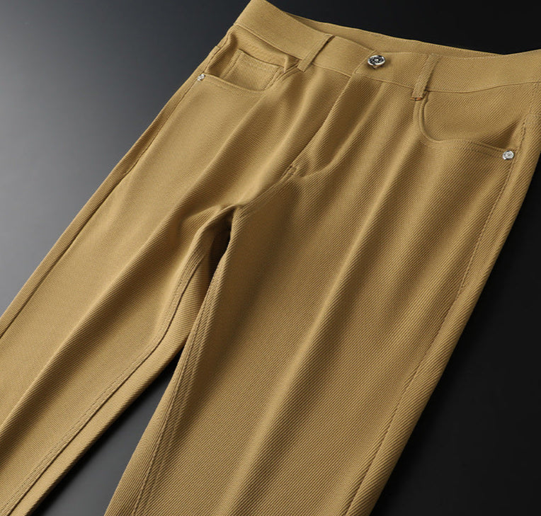 Tailored Straight Leg Trousers For Men | Valerio