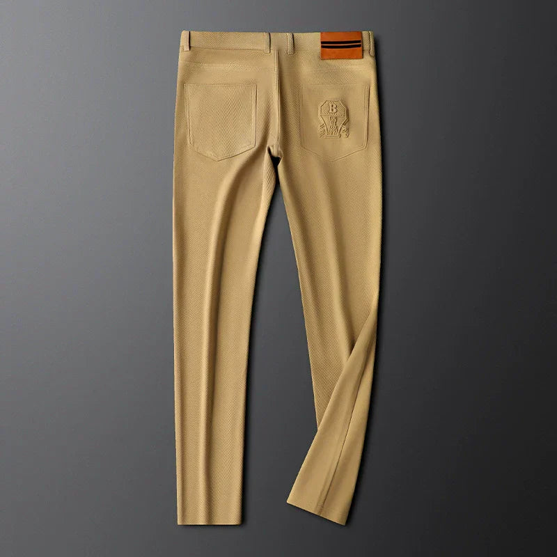 Tailored Straight Leg Trousers For Men | Valerio