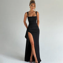 Elegant Open Back Maxi Dress For Women | Isabella