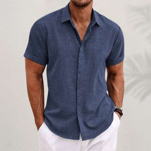 Classic Short-Sleeve Button Shirt For Men | Harrison