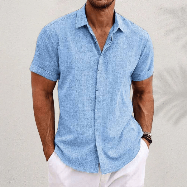 Classic Short-Sleeve Button Shirt For Men | Harrison