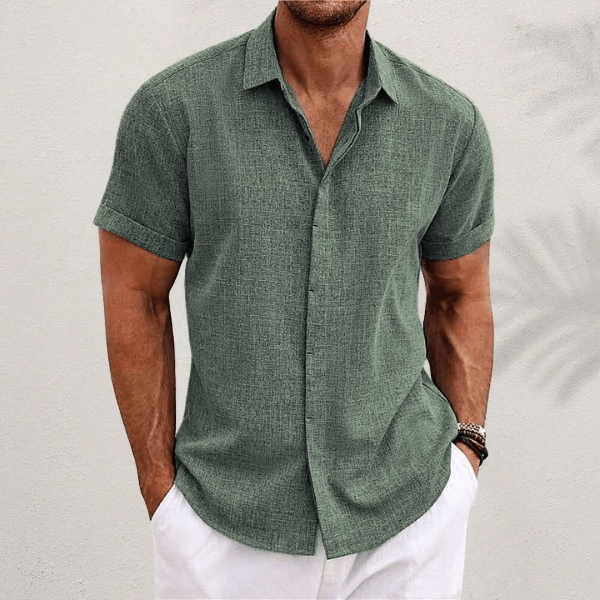 Classic Short-Sleeve Button Shirt For Men | Harrison