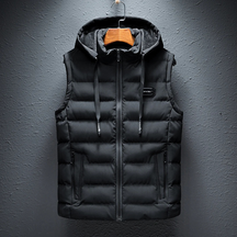 Padded Hooded Gilet Vest For Men | Kaedon