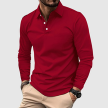 Long Sleeve Polo Shirt For Men | Ray