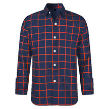 Long Sleeve Plaid Button Shirt For Men | Marvin