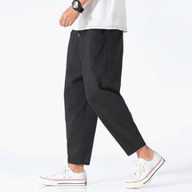 Cropped Drawstring Trousers for Men | Ardent