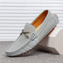 Perforated Slip-On Loafers For Men | Alessio