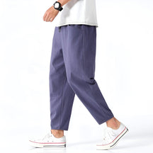 Cropped Drawstring Trousers for Men | Ardent