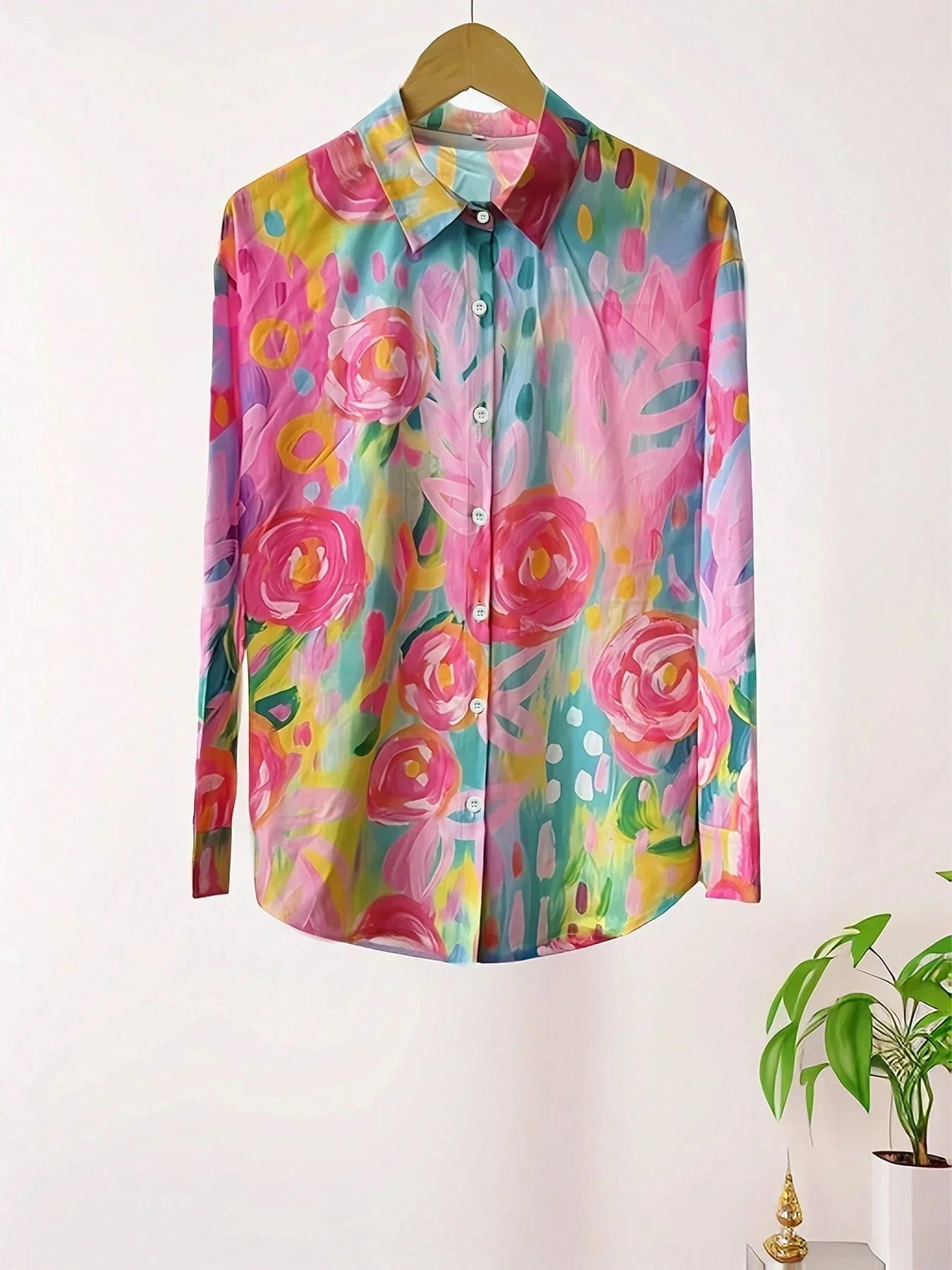 Colourful Pattern Blouse For Women | Mireya