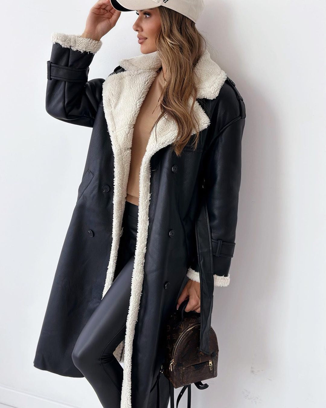 Double Breasted Long Coat For Women | Vivienne
