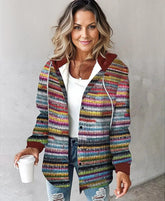 Plaid Hooded Coat for Women | Brielle