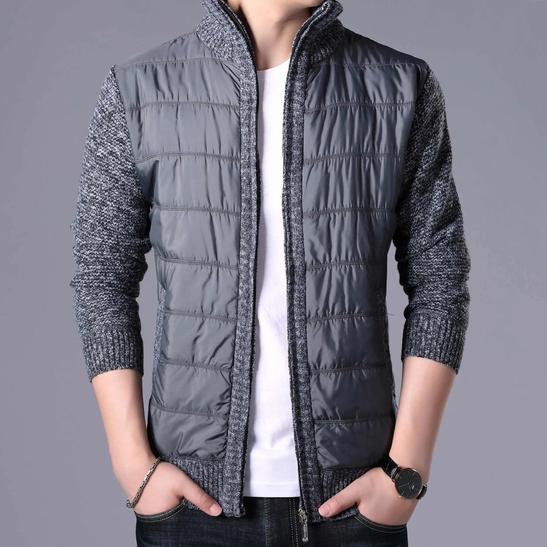 Hybrid Quilted Jacket For Men | Ezra