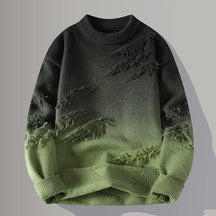Gradient Crew Neck Pullover for Men | Darius