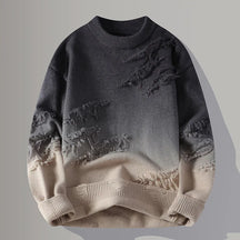 Gradient Crew Neck Pullover for Men | Darius