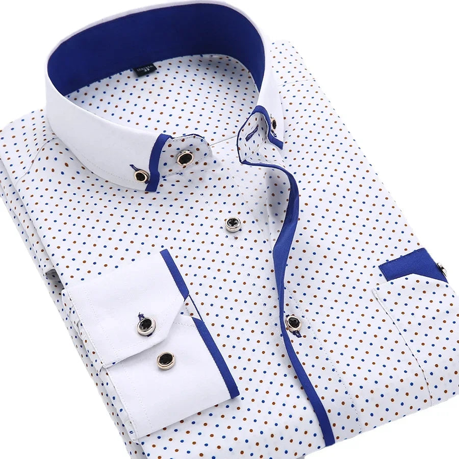 Long Sleeve Button Down Shirt For Men | Brent