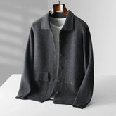 Collared Button Front Cardigan for Men | Lorenzo