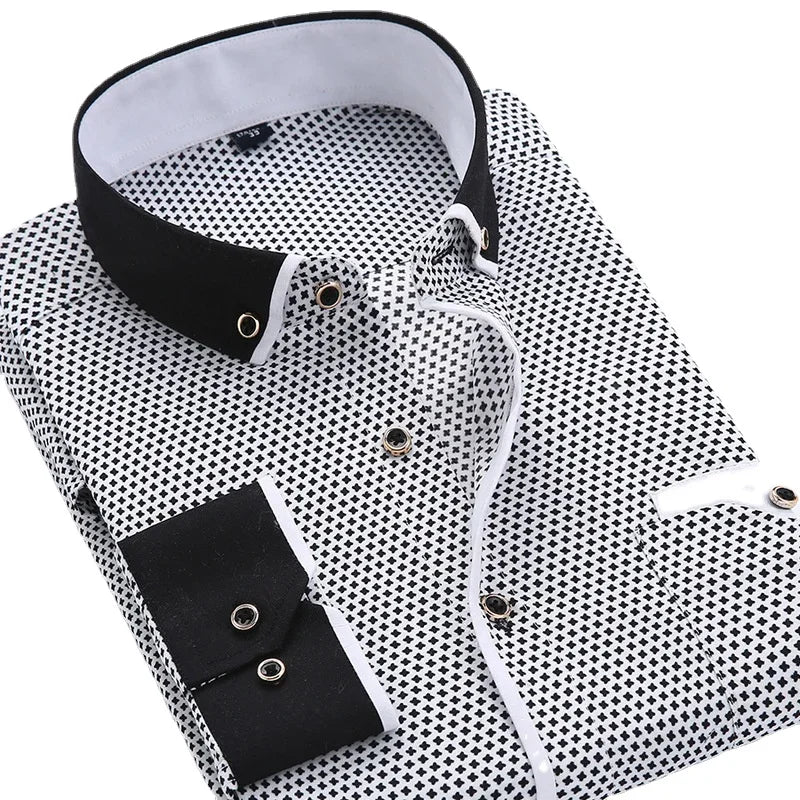 Long Sleeve Button Down Shirt For Men | Brent