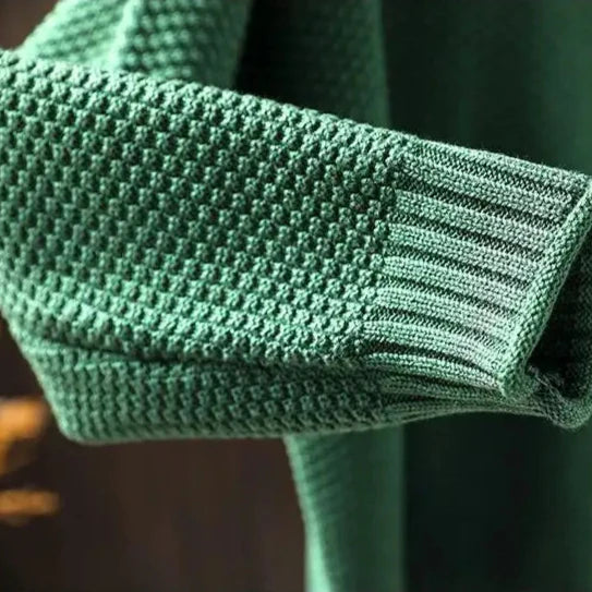 Textured High Neck Sweater For Women | Elowira