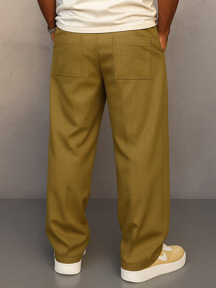 Relaxed Drawstring Trousers For Men | Caelan