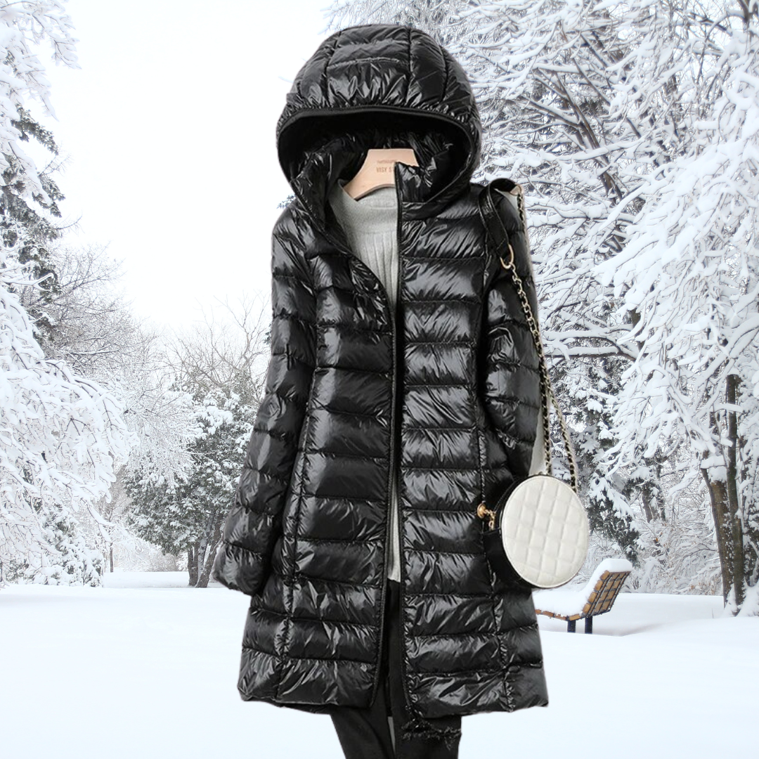Lightweight Hooded Puffer Coat For Women | Arlena