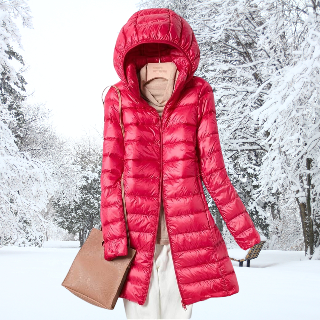 Lightweight Hooded Puffer Coat For Women | Arlena