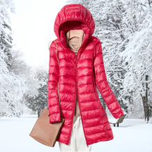 Lightweight Hooded Puffer Coat For Women | Arlena