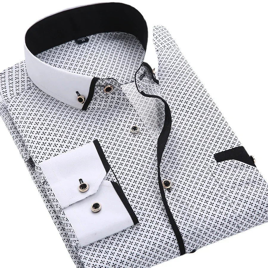 Long Sleeve Button Down Shirt For Men | Brent