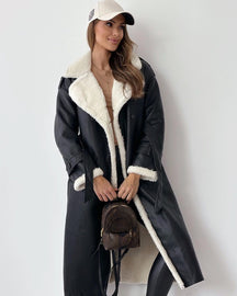 Double Breasted Long Coat For Women | Vivienne