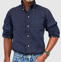 Classic Long Sleeve Button Shirt For Men | Mark