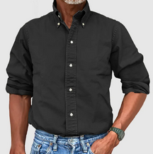 Classic Long Sleeve Button Shirt For Men | Mark