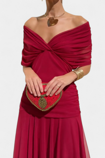 Off Shoulder Elegant Dress For Women | Roselise
