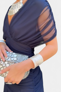 Elegant V Neck Maxi Dress For Women | Grace