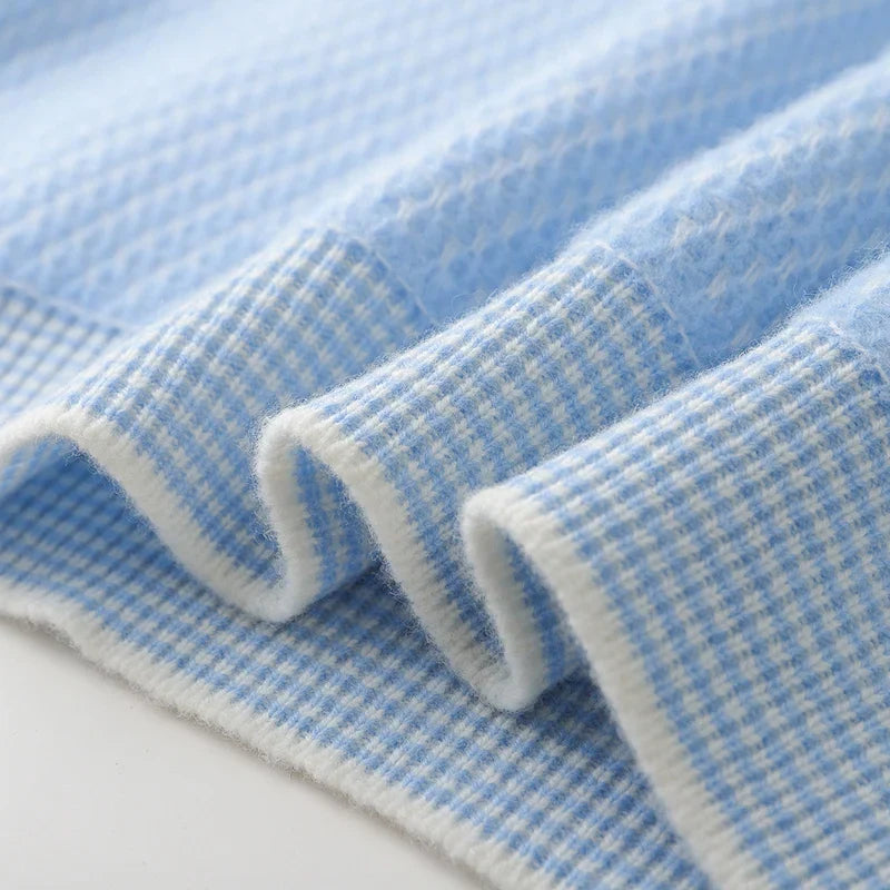 Textured Crew Neck Sweater for Men | Jheo