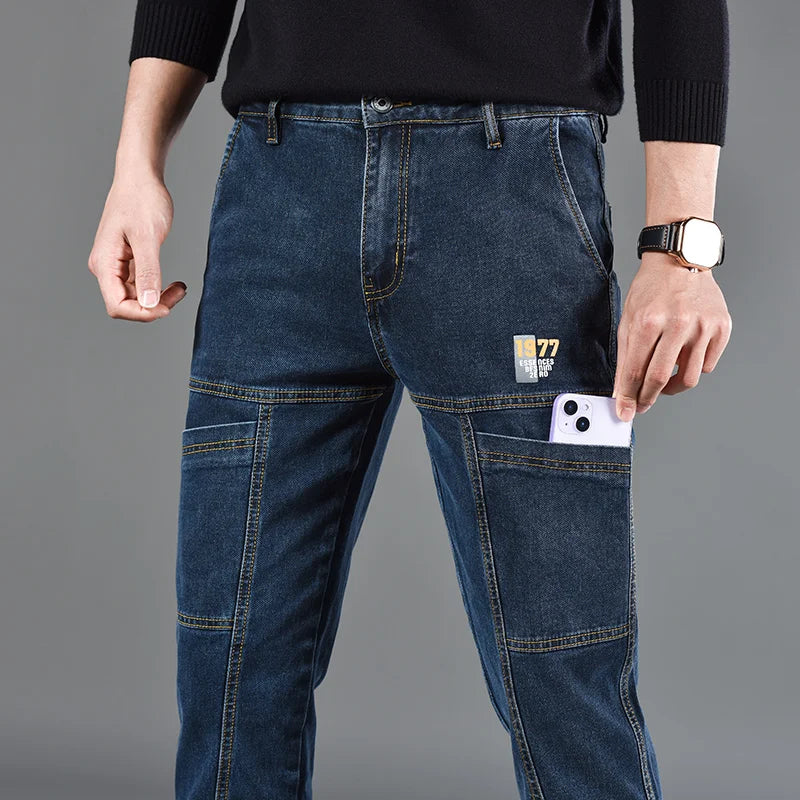 Utility Straight-Leg Jeans for Men | Dalton