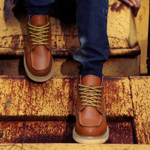 Retro Lace Up Ankle Boots For Men | Corvane