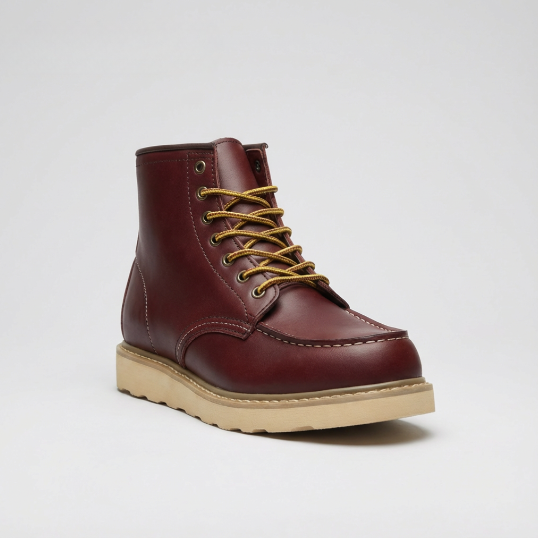 Fur Lined Lace Up Ankle Boots For Men | Theron