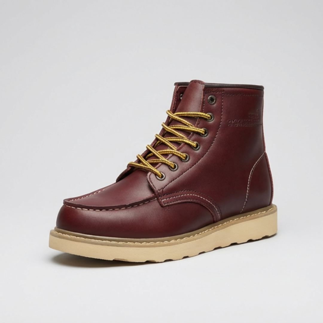 Fur Lined Lace Up Ankle Boots For Men | Theron